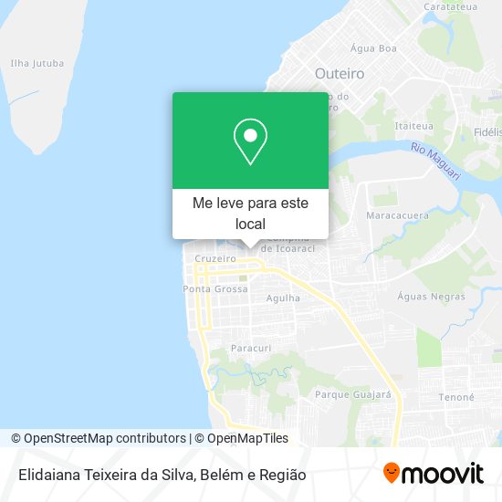 Elidaiana Teixeira da Silva mapa