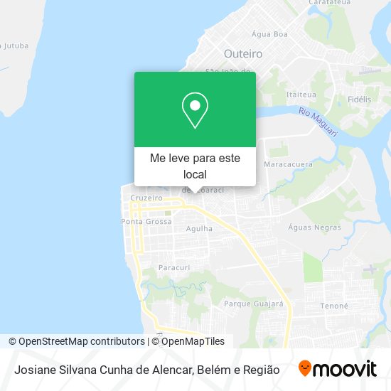 Josiane Silvana Cunha de Alencar mapa