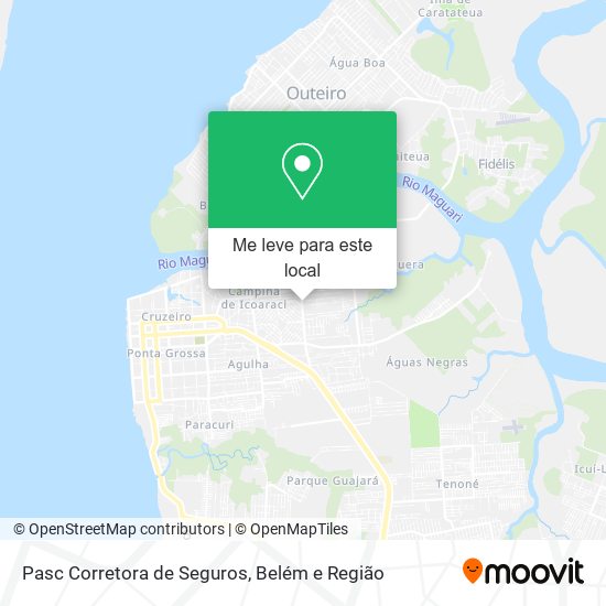 Pasc Corretora de Seguros mapa