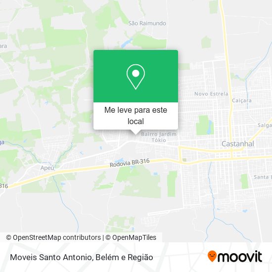 Moveis Santo Antonio mapa
