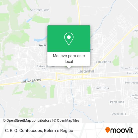 C. R. Q. Confeccoes mapa