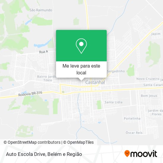 Auto Escola Drive mapa