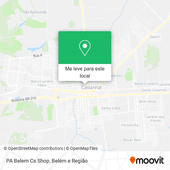 PA Belem Cs Shop mapa