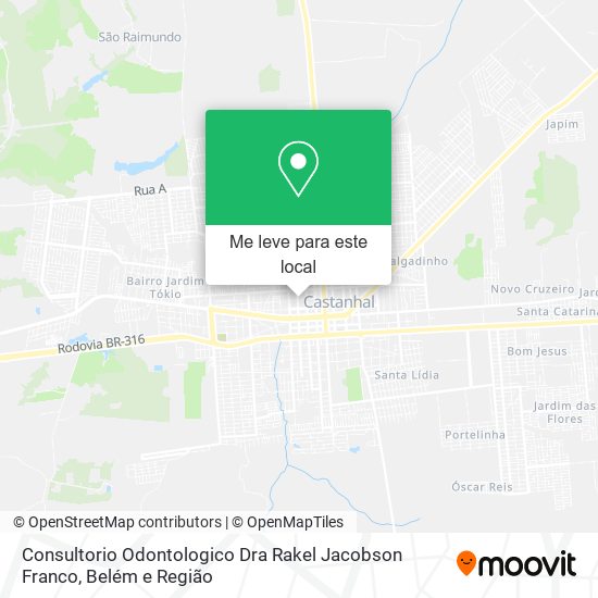 Consultorio Odontologico Dra Rakel Jacobson Franco mapa