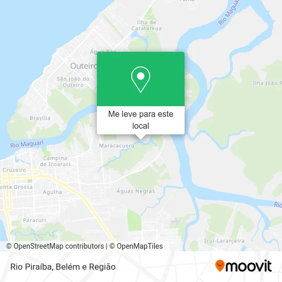 Rio Piraíba mapa