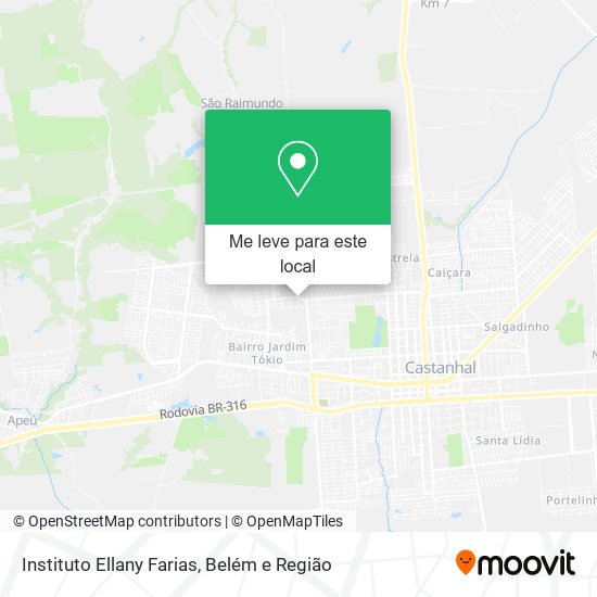 Instituto Ellany Farias mapa