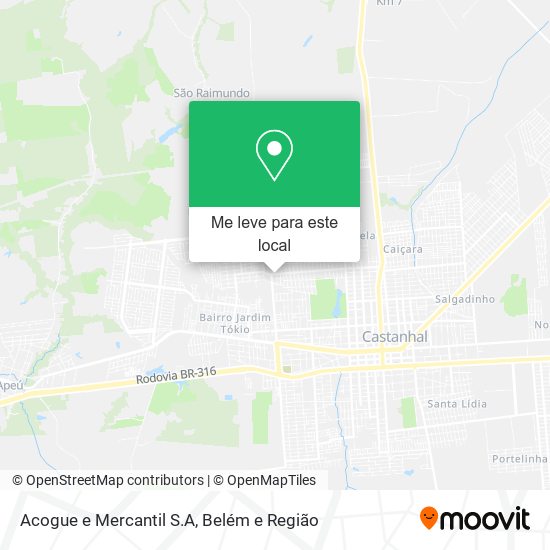 Acogue e Mercantil S.A mapa