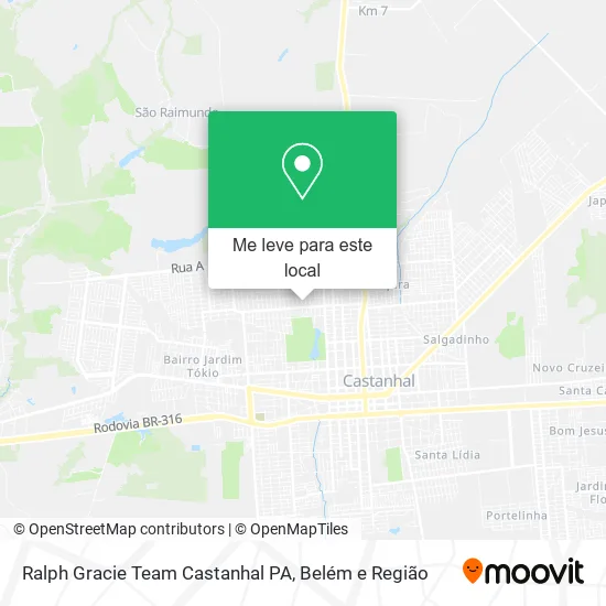 Ralph Gracie Team Castanhal PA mapa