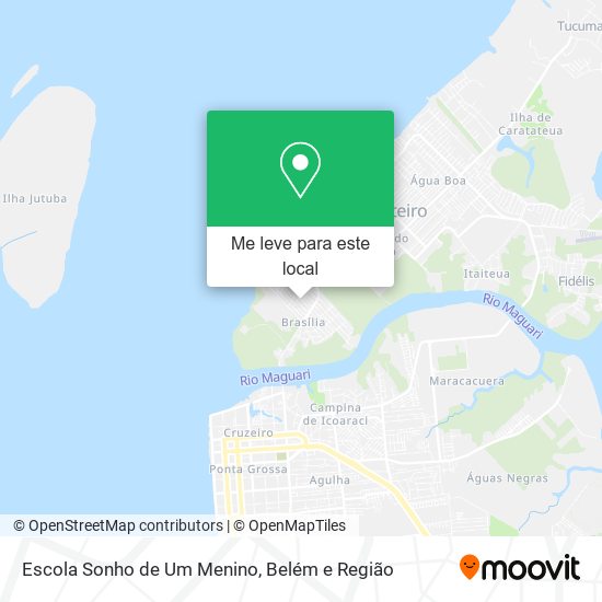 Escola Sonho de Um Menino mapa