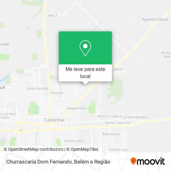 Churrascaria Dom Fernando mapa