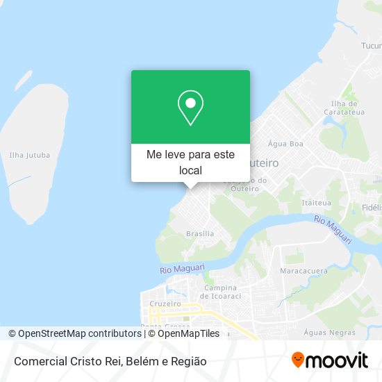 Comercial Cristo Rei mapa