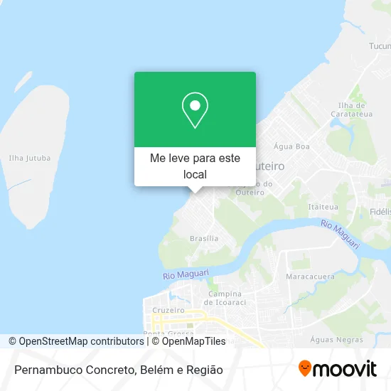 Pernambuco Concreto mapa
