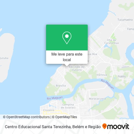 Centro Educacional Santa Terezinha mapa