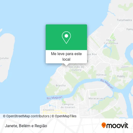 Janete mapa