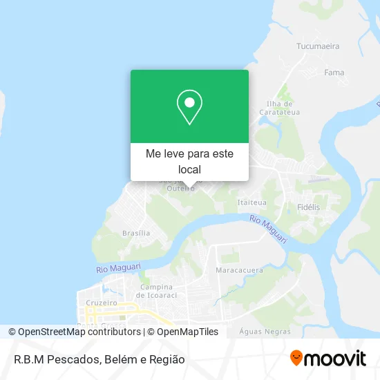 R.B.M Pescados mapa