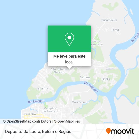Deposito da Loura mapa