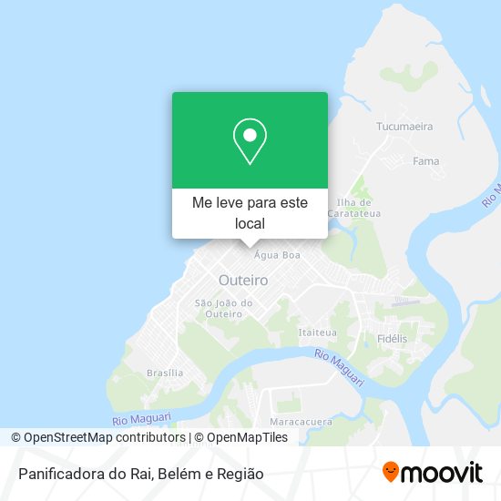 Panificadora do Rai mapa