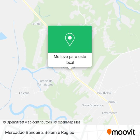 Mercadão Bandeira mapa