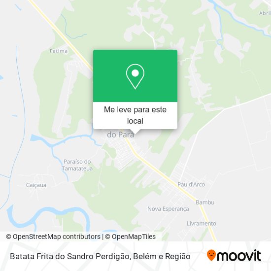 Batata Frita do Sandro Perdigão mapa