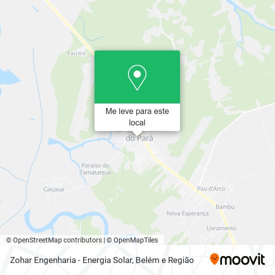 Zohar Engenharia - Energia Solar mapa