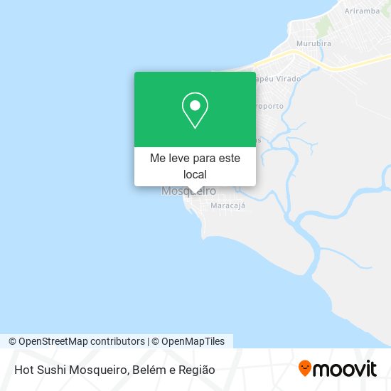 Hot Sushi Mosqueiro mapa