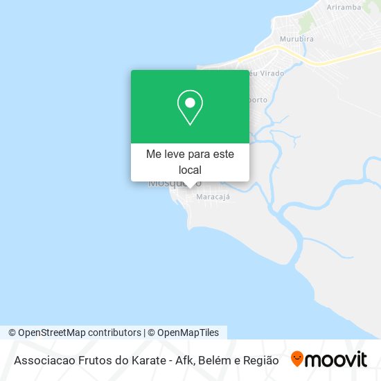 Associacao Frutos do Karate - Afk mapa