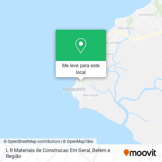 L R Materiais de Construcao Em Geral mapa