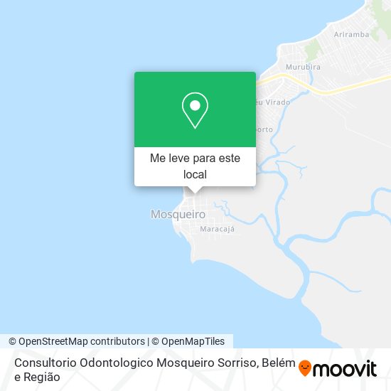Consultorio Odontologico Mosqueiro Sorriso mapa
