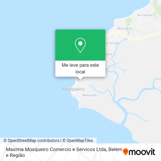 Maxima Mosqueiro Comercio e Servicos Ltda mapa