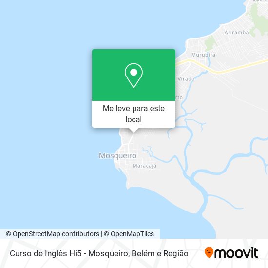 Curso de Inglês Hi5 - Mosqueiro mapa