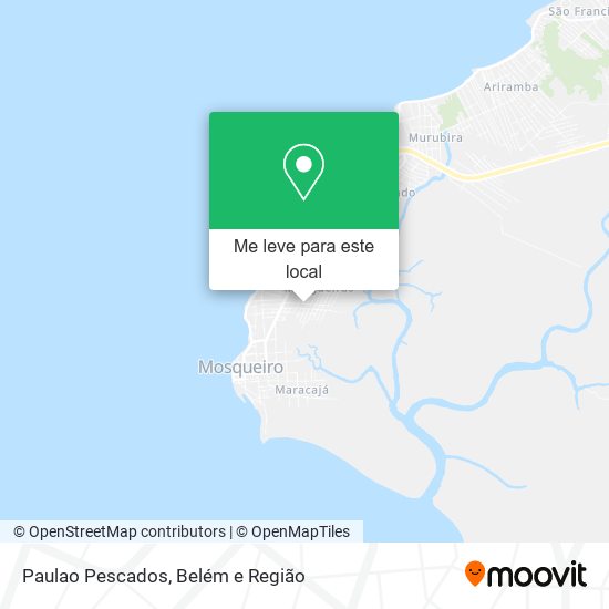 Paulao Pescados mapa