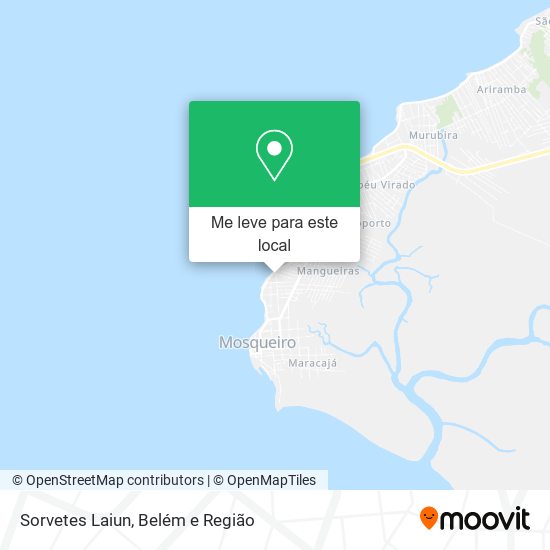Sorvetes Laiun mapa