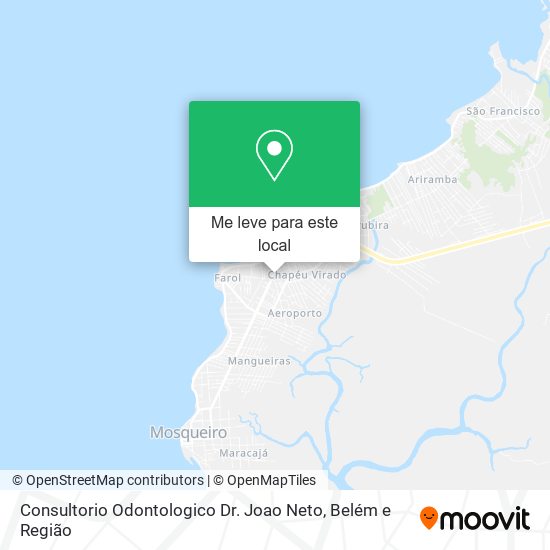 Consultorio Odontologico Dr. Joao Neto mapa