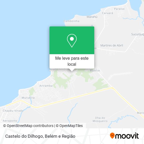 Castelo do Dilhogo mapa