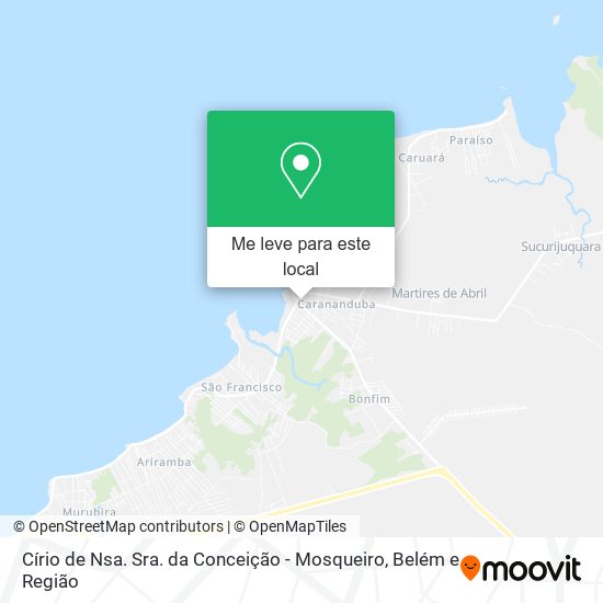 Círio de Nsa. Sra. da Conceição - Mosqueiro mapa