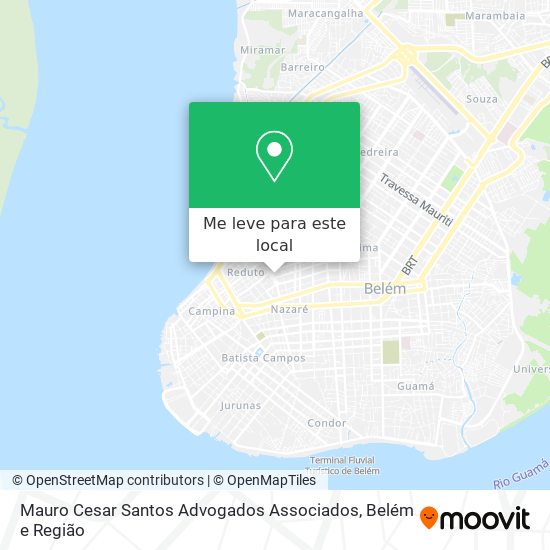 Mauro Cesar Santos Advogados Associados mapa