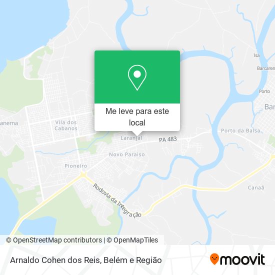 Arnaldo Cohen dos Reis mapa