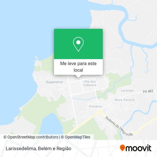 Larissedelima mapa