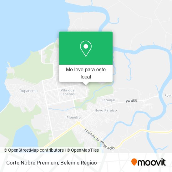 Corte Nobre Premium mapa