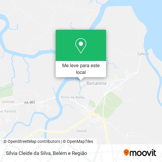 Sílvia Cleide da Silva mapa