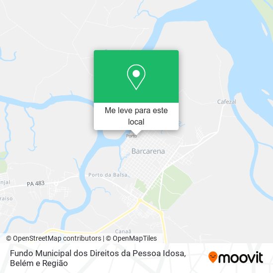 Fundo Municipal dos Direitos da Pessoa Idosa mapa