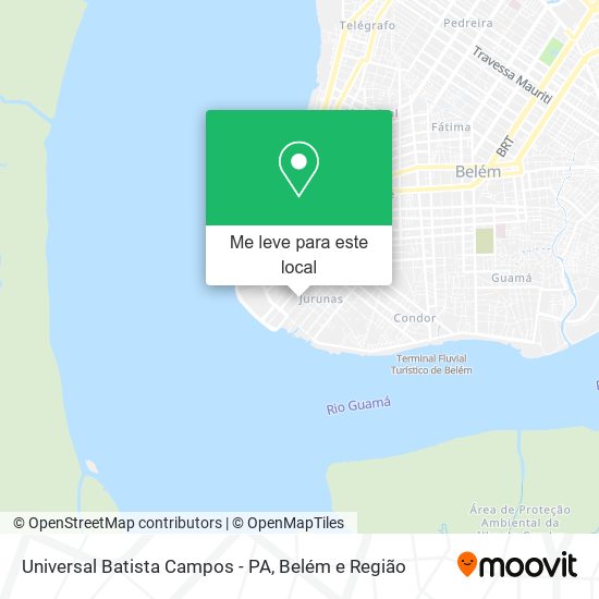 Universal Batista Campos - PA mapa