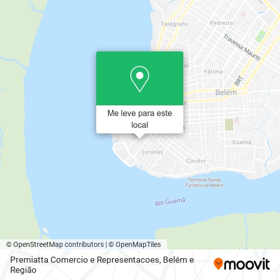 Premiatta Comercio e Representacoes mapa