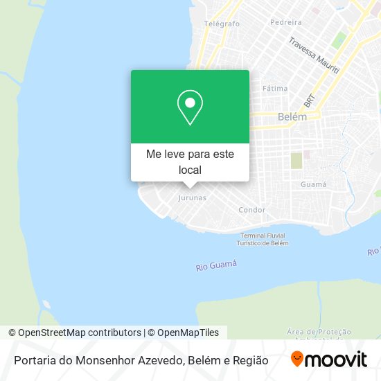 Portaria do Monsenhor Azevedo mapa