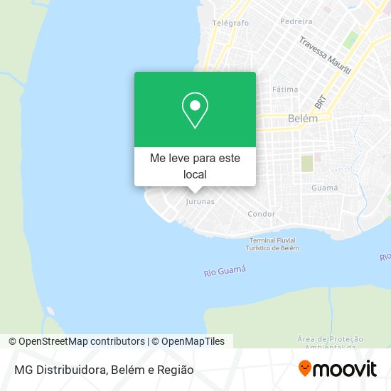 MG Distribuidora mapa