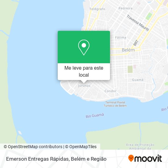 Emerson Entregas Rápidas mapa