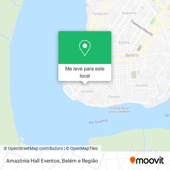 Amazônia Hall Eventos mapa