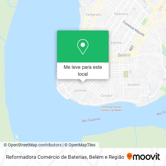 Reformadora Comércio de Baterias mapa