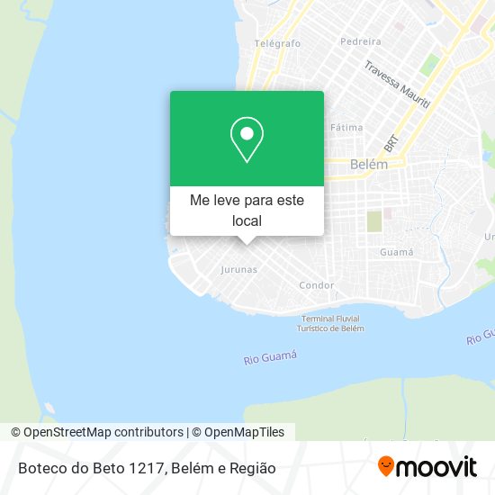 Boteco do Beto 1217 mapa