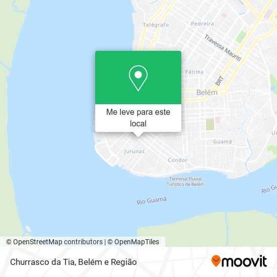 Churrasco da Tia mapa
